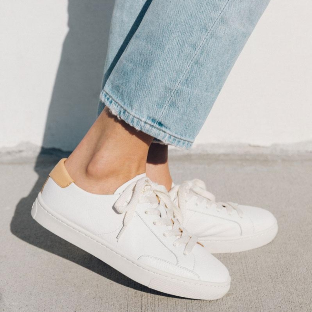 SOLD Soludos "The Original Ibiza" White Leather Sneaker Like New